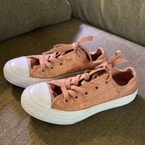 Pink sparkle converse chuck taylor